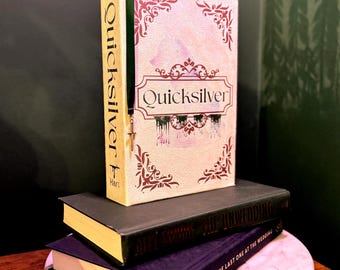 Quicksilver / Libro encuadernado a mano / Reencuadernado