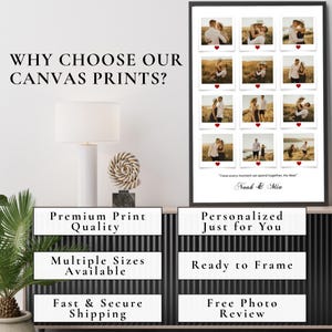 Custom Photo Poster Printing for Gift, Anniversary, Weddings, Party, Family poster - High-Quality Personalized Prints, Fast Poster Printing image 5