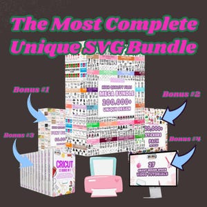 Unique Cricut Svg Bundle, Entire Shop Svg Bundle 200k+, All Files, Fonts, T-shirt Designs, Commercial Use SVG Files, Instant Download