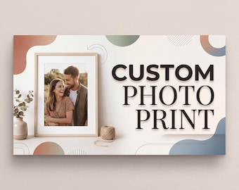 Custom Photo Print, Print Your Own Photo, Personalized Picture Poster, Custom Wall Art, Digital Photo Printing