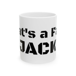 Streifen Film Zitat Keramikbecher, lustige 80er Jahre Komödie Tasse, humorvolles Filmliebhaber Geschenk, Popkultur Fan Teetasse, Filmfan Keramikkaffeetasse