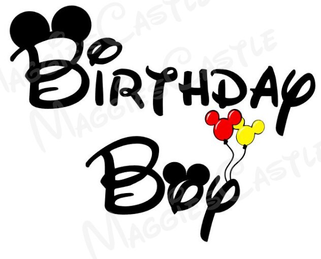 VINYL DecaL DIY Iron On Birthday Boy Etsy