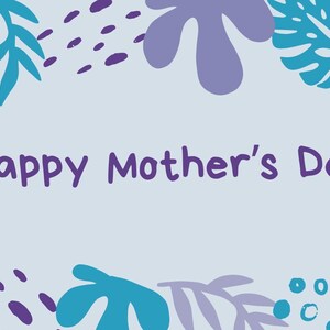 Cute Mother&#39;s Day Greeting Card for Kids