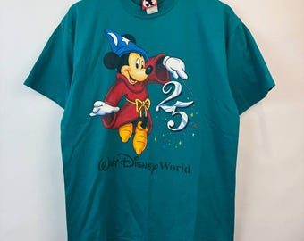 Vintage Mickey Mouse Disney 25th Anniversary Tshirt 90s