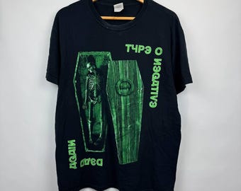 Vintage Type O Negative Dead Again Graphic Tshirt