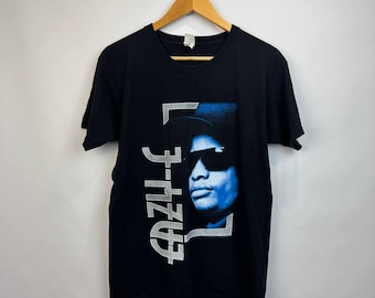 Eazy-E Rap Drill Tee Black Streetwear HipHop Tshirt
