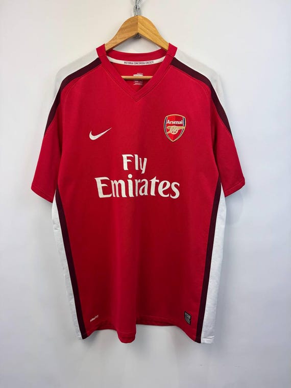 Vintage Arsenal FC Home Shirt Authentic Nike Fly Emirates Football