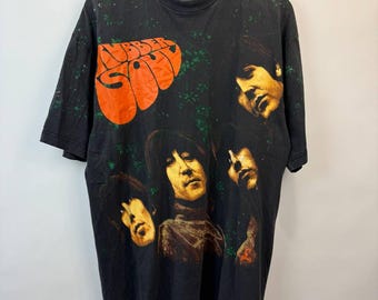 Camiseta de The Beatles "Rubber Soul" de los 90