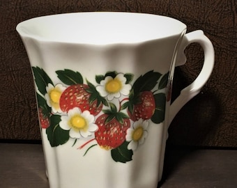 Royal Grafton Fine Bone China Strawberries Mug
