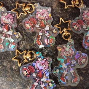 Amy Rose keychains