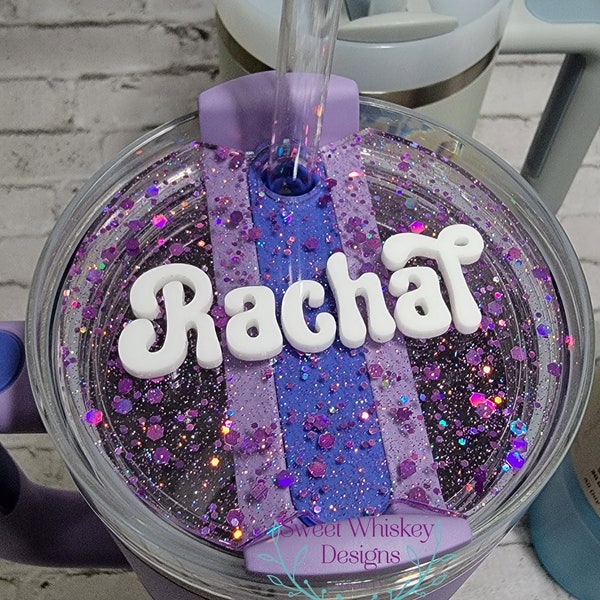 Personalized Acrylic Stanley Topper: Custom Name Tag, Quencher H2.0