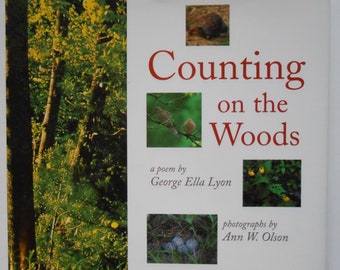 Counting on the Woods, a Vintage  Poetry Book by George Ella Lyon