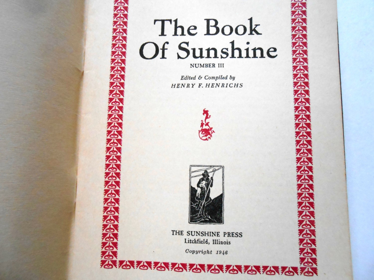 The Book of Sunshine Etsy