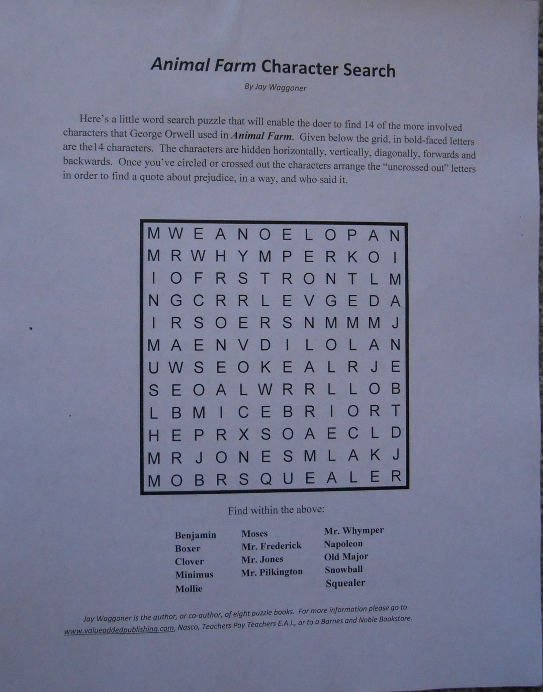 Homeschooling English Literaturegeorge Orwell6 Puzzle Animal - Etsy Homeschooling English Literaturegeorge Orwell6 Puzzle Animal - Etsy
