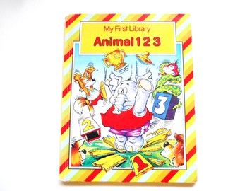 Animals 1 2 3, a Vintage Children's Counting Book