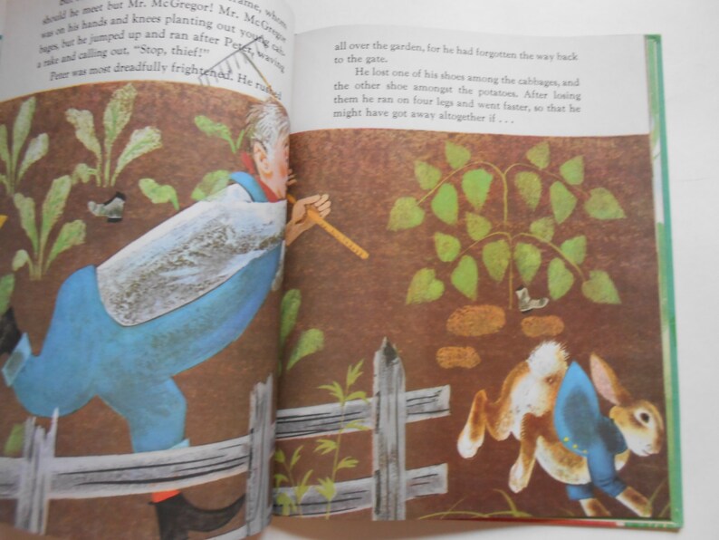 Peter Rabbit a Vintage Children's Book Illustrated by | Etsy