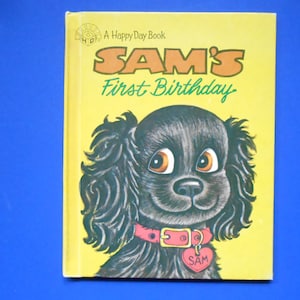 Sam's First Birthday, a Vintage Children's Book - Etsy
