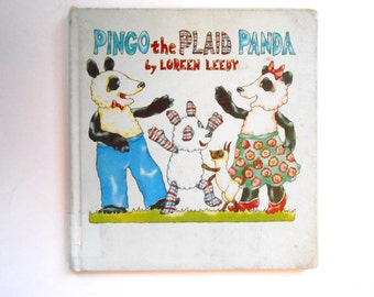 Pingo the Plaid Panda, a Vintage Children's Book
