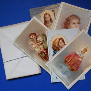Vintage Get Well Cards, Religious Assortment