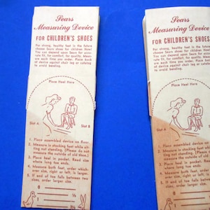 Vintage Sears Measuring Device for Children&#39;s Shoes