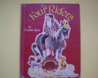 1953 Vintage Children's Book, The Four Riders