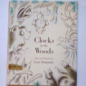 Clocks in the Woods, a Vintage Children's Book image 2