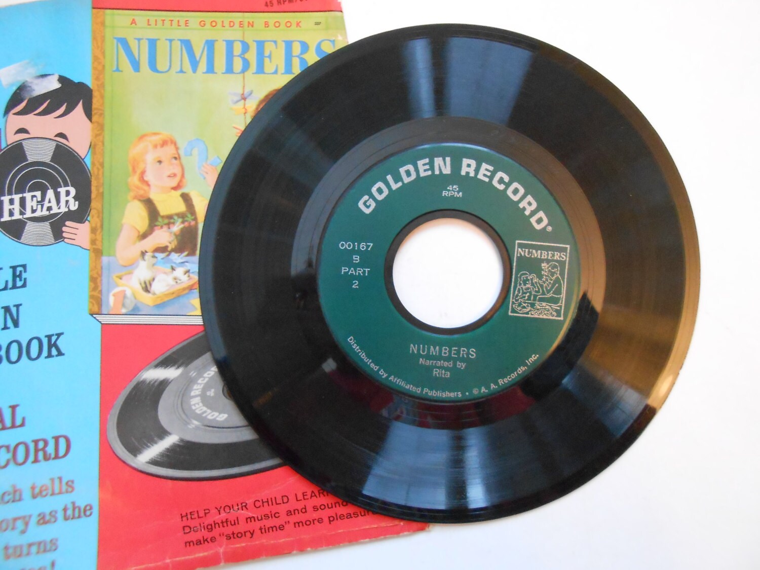 Numbers, a Little Golden Book Record, 45 RPM - Etsy