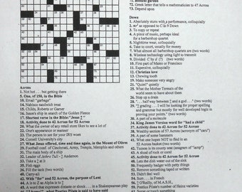Easter and Lent Puzzles,Eleven Puzzle Package,Word Search,Matching Crossword