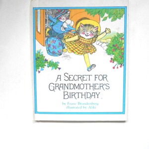 A Secret for Grandmother&#39;s Birthday, a Vintage Children&#39;s Book