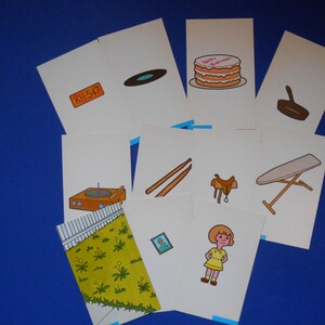 Lenguaje expresivo Motor once Picture Cards 2, desarrollo del aprendizaje de materiales, tarjetas