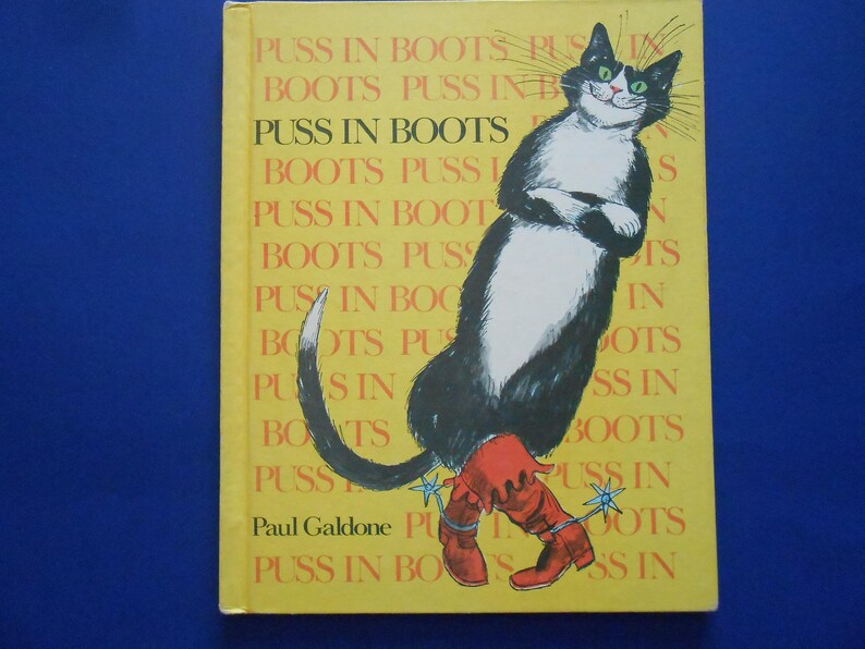 Puss in Boots a Vintage Children's Book by Paul Galdone | Etsy