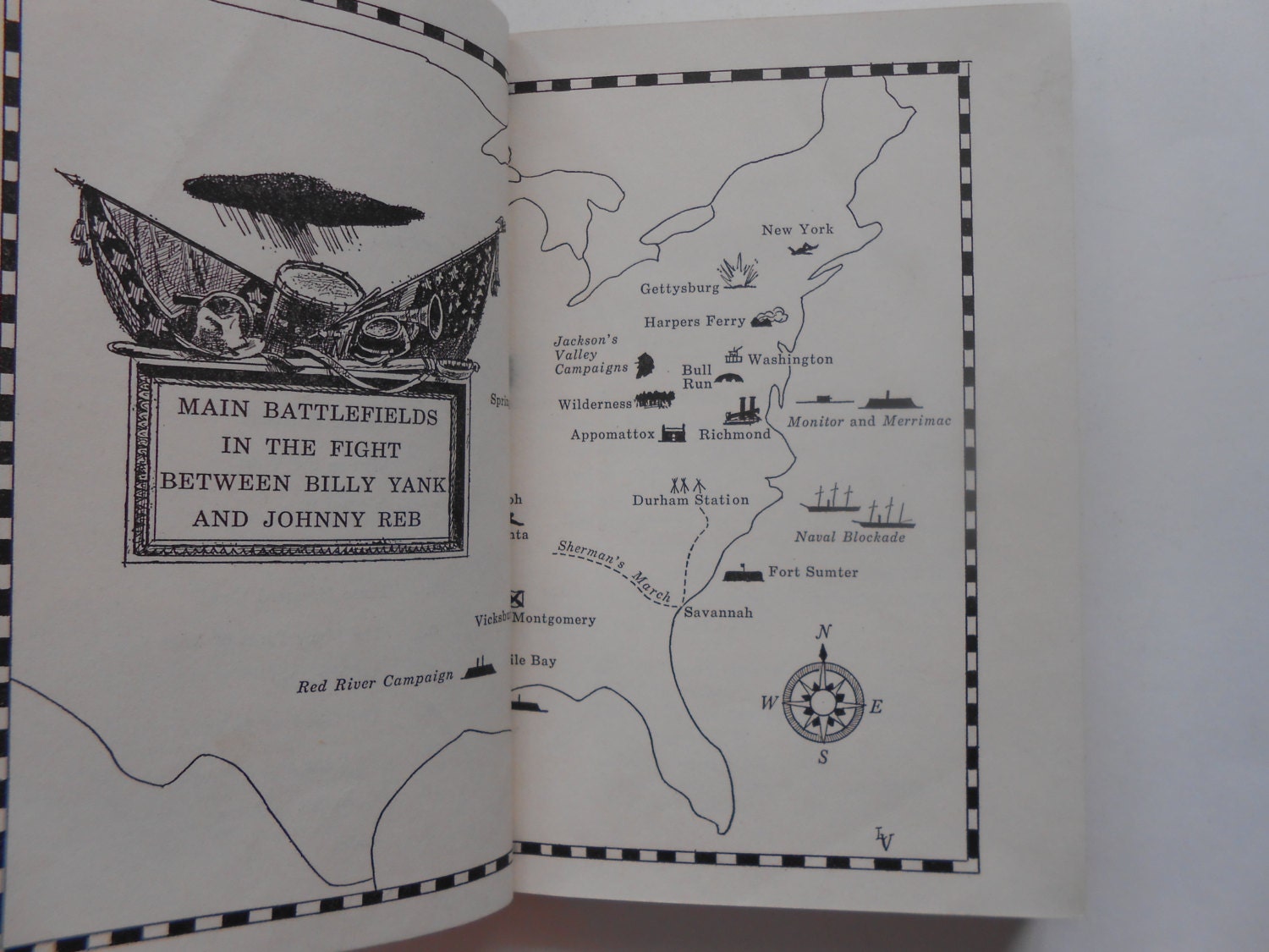 Billy Yank and Johnny Reb a Vintage Civil War Book - Etsy