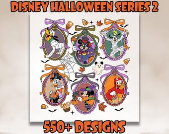 Coquette Mickey and Friends Halloween Dtf, Disney Bow Halloween Dtf Transfers, Mickey and Friends Spooky Season Dtf, Heat Press Transfer