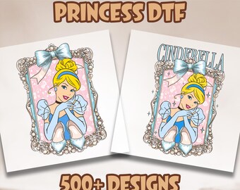 Princess Cinderella Coquette Bow Dtf, Disney Cinderella Dtf, Disney Girl Trip Dtf, Disney Ready To Press, Magic Kingdom Dtf, Heat Transfer