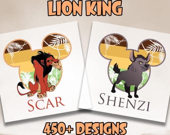 Disney Hakuna Matata DTF, Disney Lion King DTF Transfer, Disney Lion King Character DTF, Scar Shenzi Dtf, Ready To Press, Disney Trip Dtf