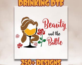 Beauty and the Bottle Dtf, Princess Belle Dtf, Beauty and the Beast Dtf, Epcot Food and Wine Festival Dtf, Drinking Around the World Dtf