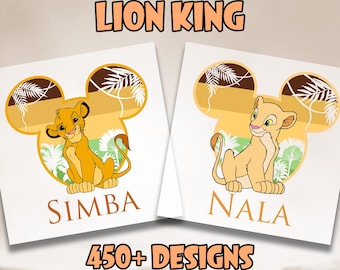 Lion King Ready to Press DTF, Animal Kingdom Print, Heat Press DTF Transfer, Hakuna Matata Print, Family Vacation DTF, Simba Nala Print