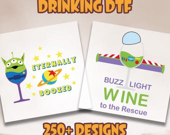 Toy Story Food and Wine Dtf, Drinking Around The World Dtf, Disneyland Drinking Dtf, Ready To Press, Epcot Food and Wine Dtf, Heat Press DTF