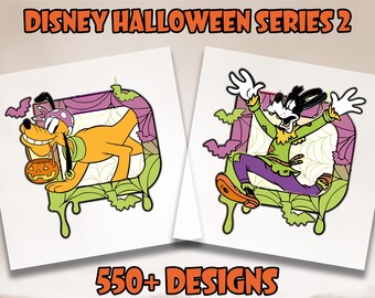 Disney Pluto and Goofy Halloween DTF Transfer, Disney Halloween Ready To Press, Dtf Gang Sheet, Disney Halloween Dtf, Direct To Film
