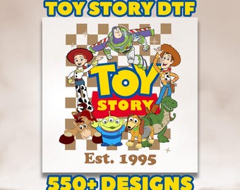 Toy Story Est. 1995 DTF Transfer, Toy Story DTF Transfers, Toy Story Movie Characters Ready To Press, Disney Family Vacation DTF, Heat Press