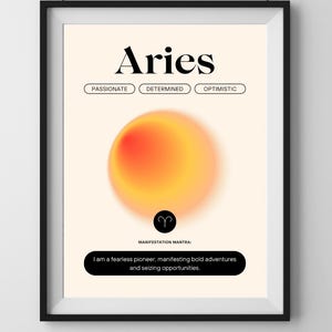 Bundel van 12 sterrenbeeldposters | Affirmatiemantra | Digitale kunstset downloaden | Liefhebbers van astrologie | Cadeau muurkunst | Thuis afdrukbaar