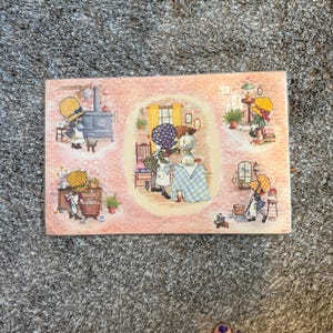 Vintage Holly Hobbie Plastic Placemat