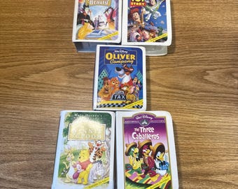 Lot of 11 Disney Masterpiece Collection VHS Box Toy Mcdonald's