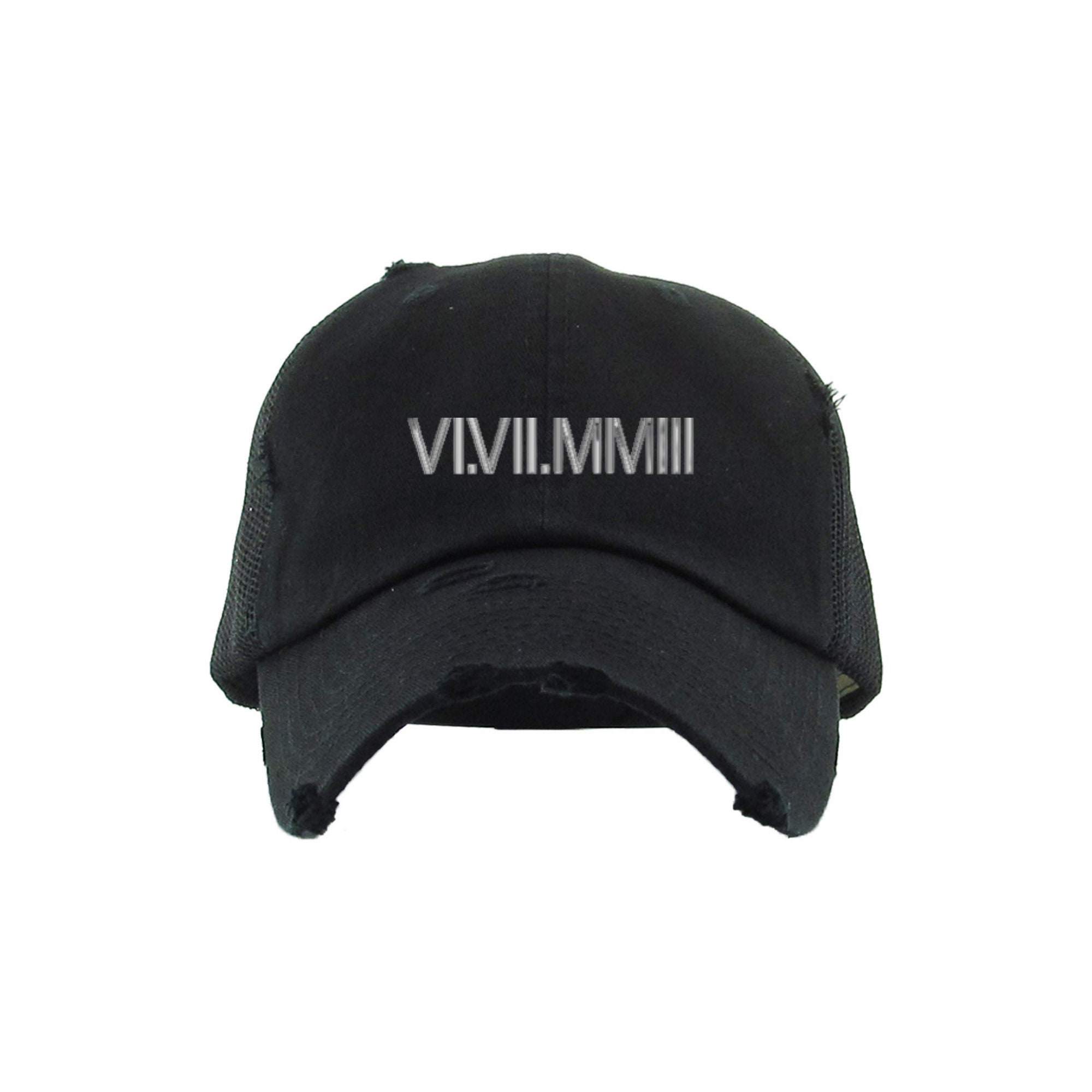 Anniversary Date Roman Numerals Hat 