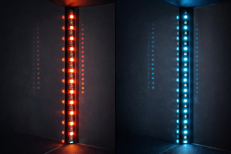 WLED RGB Display Case – Smart Lighted Collector Showcase - Etsy