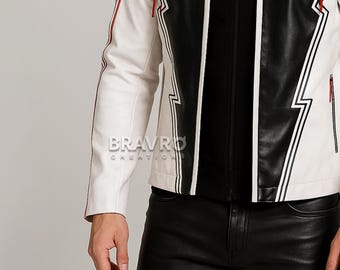 鉄拳8 風間仁 レザージャケット：手作りコスプレゲーマー衣装 - Etsy 日本