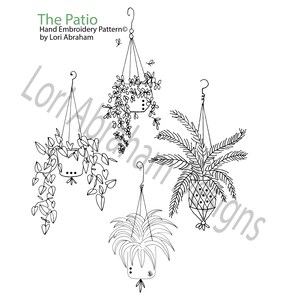 Plant embroidery,Houseplant Embroidery Design,simple line embroidery, art embroidery