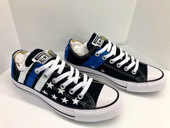 thin blue line converse