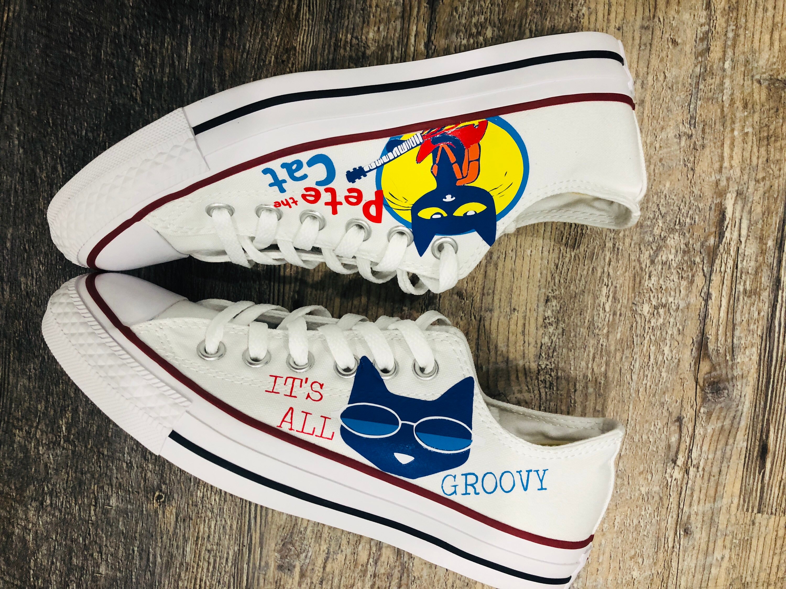 Pete the Cat Shoes Etsy