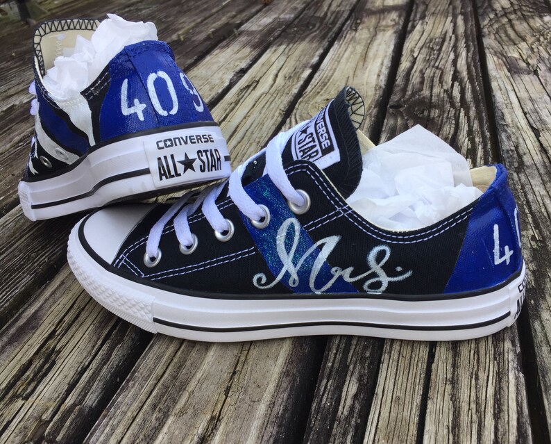 thin blue line converse